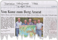 Trierischer Volksfreund 26.4.2012